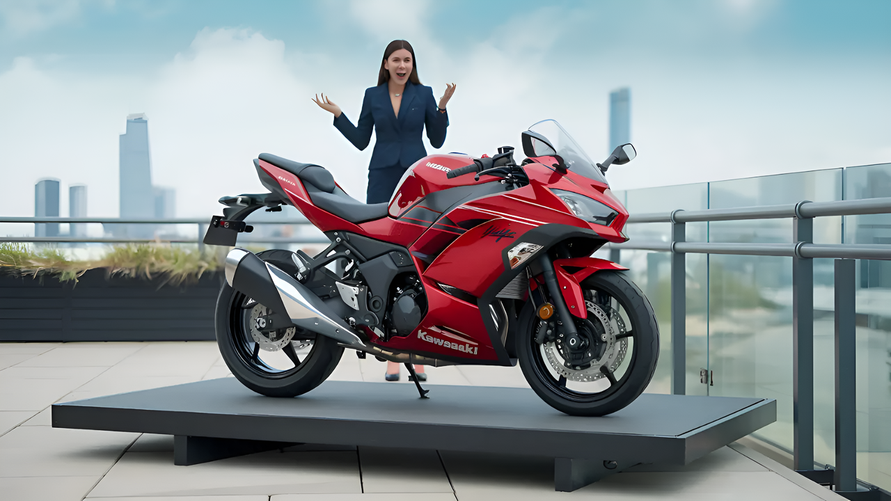 Kawasaki Ninja 300 में नया ग्राफिक्स पेश - एंट्री-लेवल सुपरबाइक को मिला तेज़ लुक